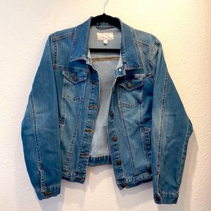 Stretchy jean jacket